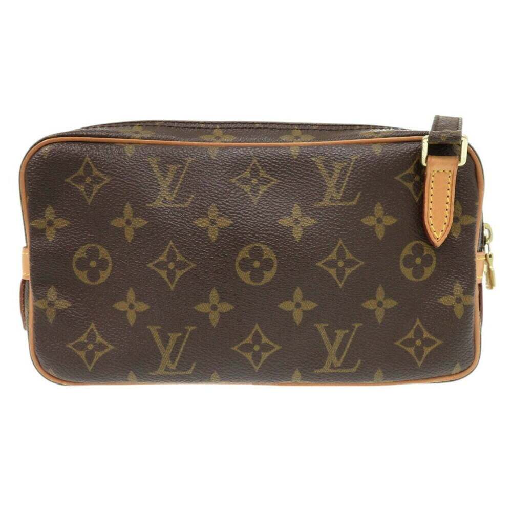 LOUIS VUITTON Authentic Brown Monogram Shoulder Bag - Picture 3 of 8